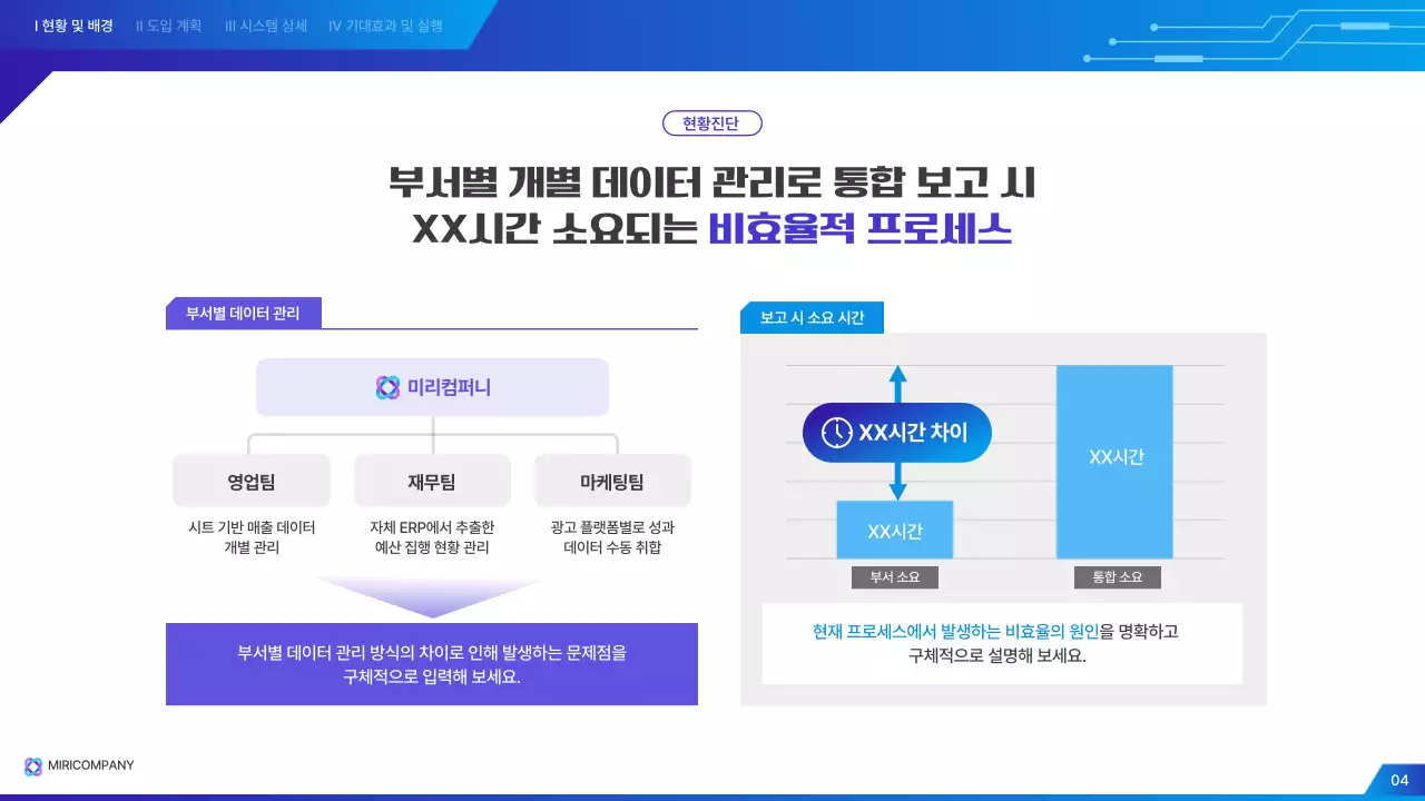 파랑 모던 시스템 제안서