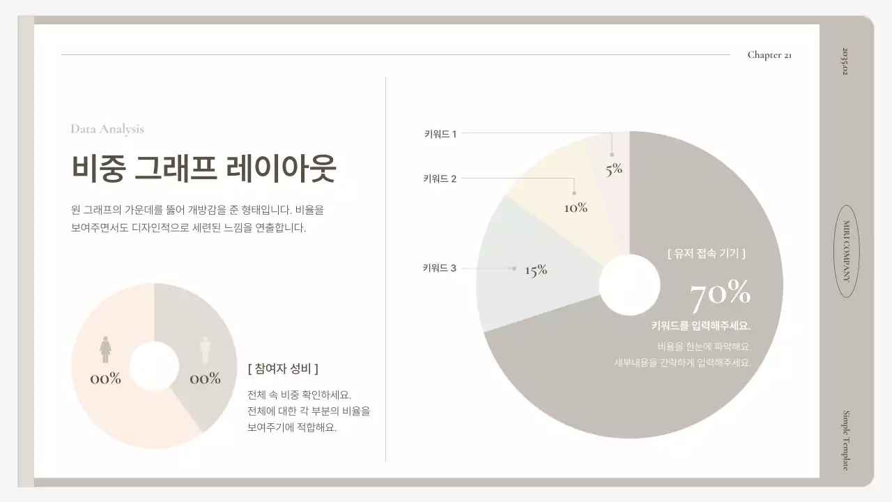베이지 기본 보고서 설명서