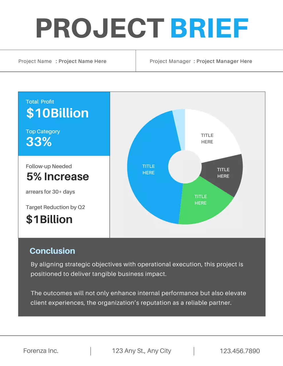 Blue Modern Media Plan