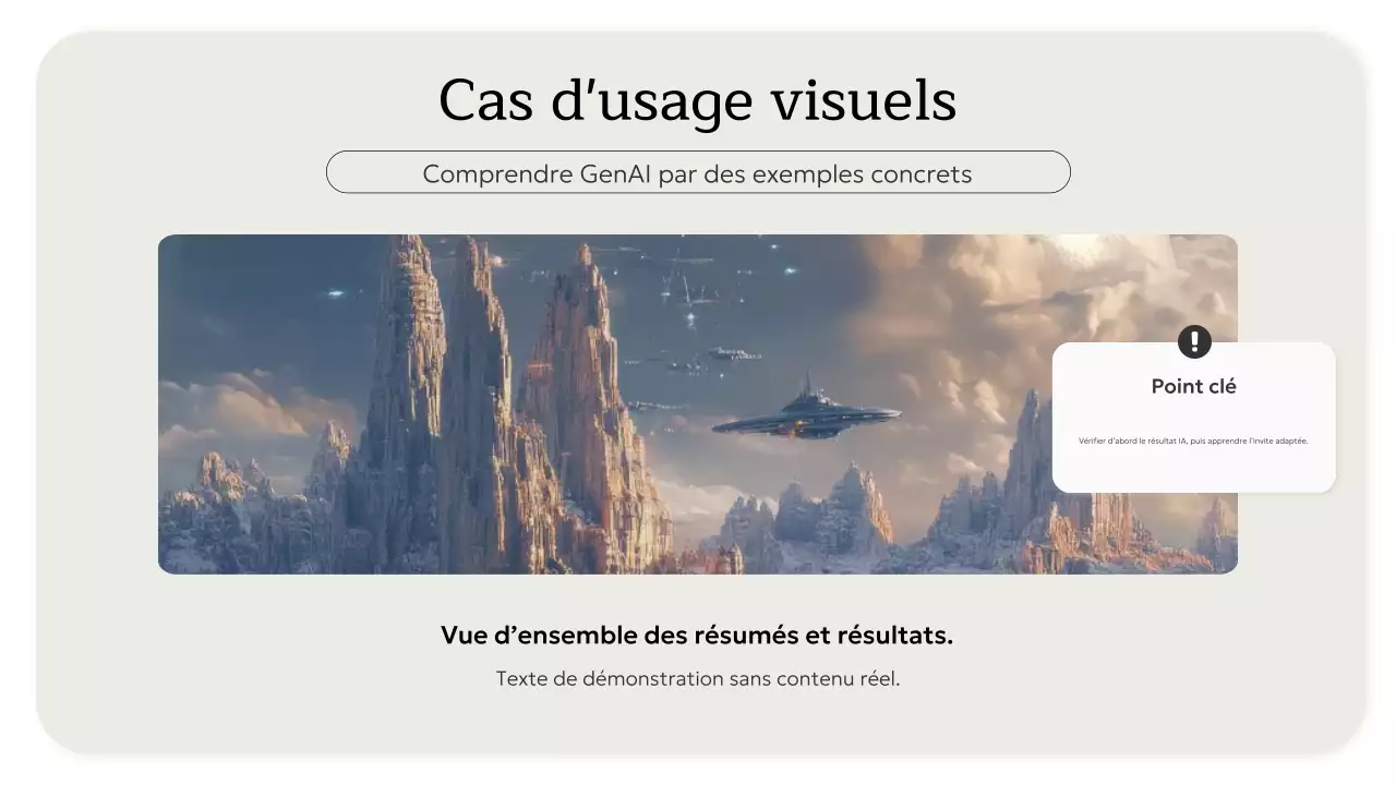 Invitation à un cours d'IA minimaliste beige - Présentation