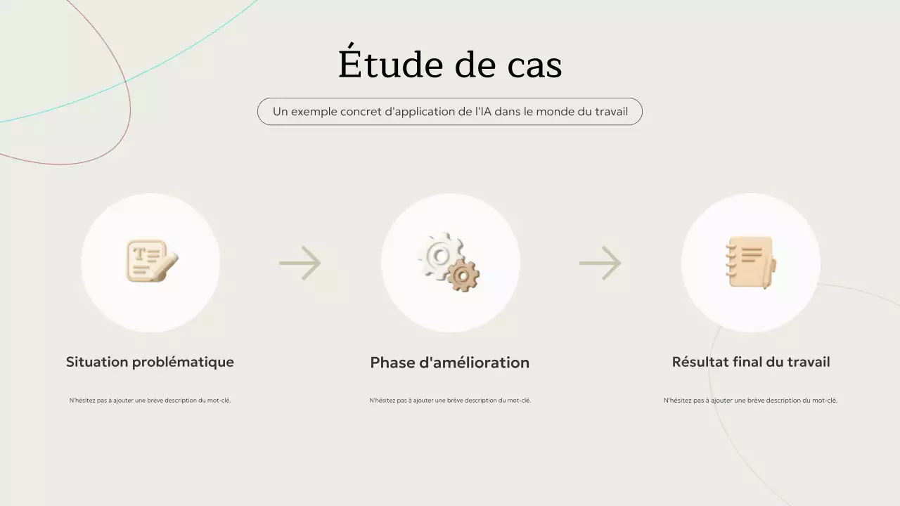 Invitation à un cours d'IA minimaliste beige - Présentation