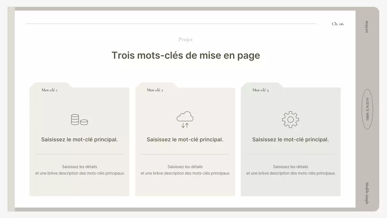 Manuel de rapport de base beige