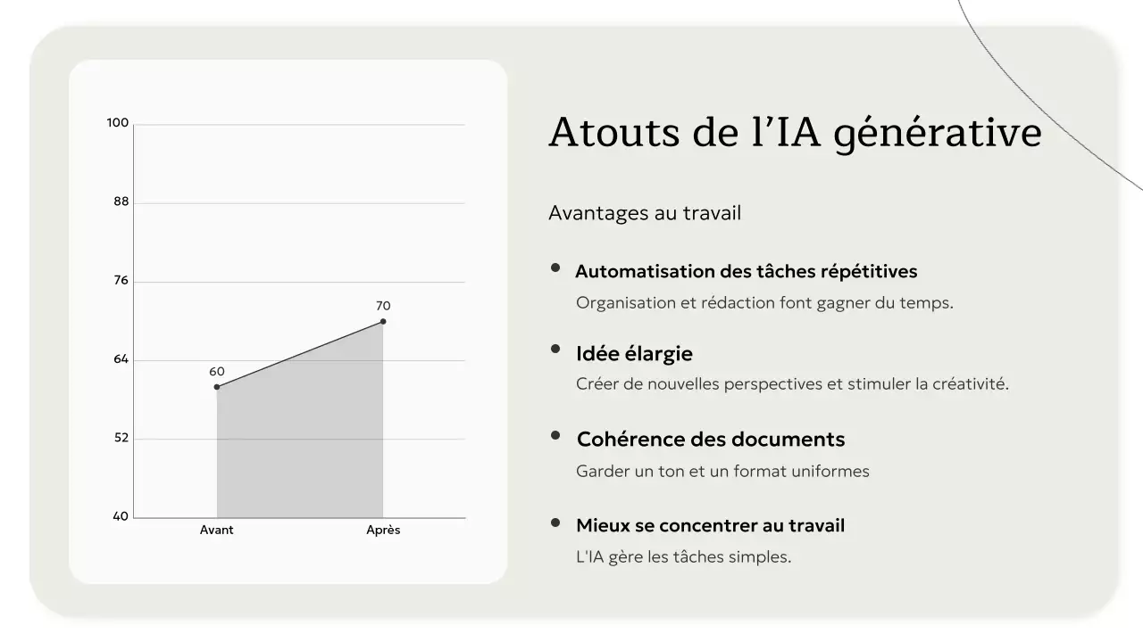 Invitation à un cours d'IA minimaliste beige - Présentation