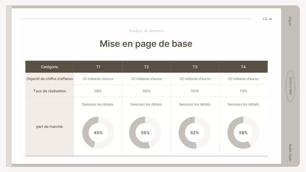 Manuel de rapport de base beige