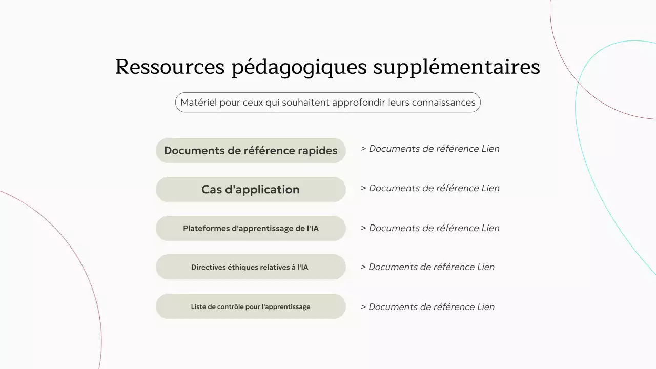 Invitation à un cours d'IA minimaliste beige - Présentation