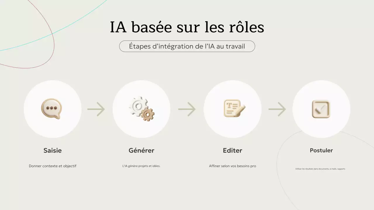 Invitation à un cours d'IA minimaliste beige - Présentation