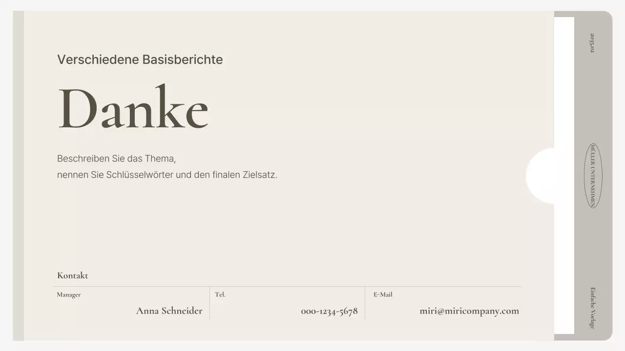 Beige Basic Report Manual