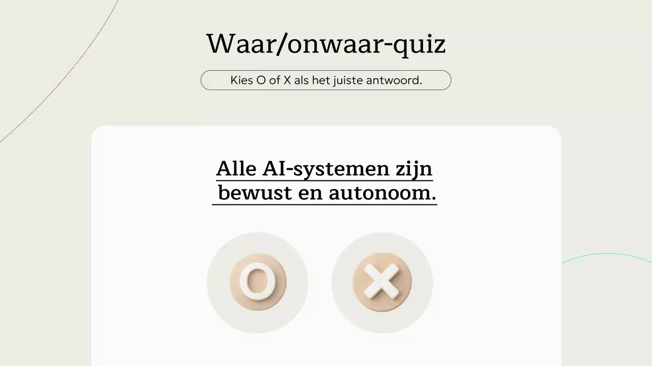 beige minimalistische AI-cursus uitnodiging Presentatie