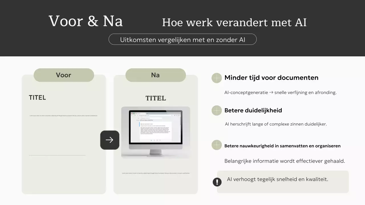 beige minimalistische AI-cursus uitnodiging Presentatie