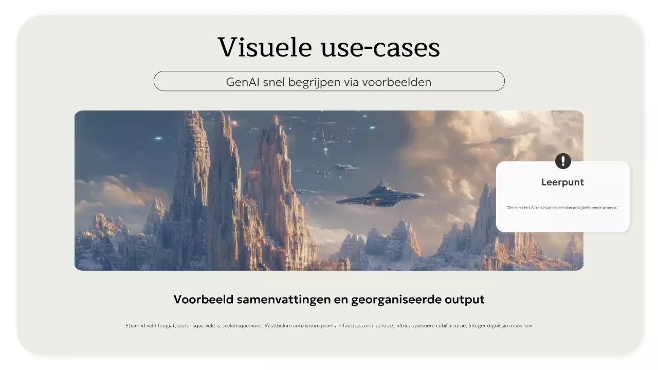 beige minimalistische AI-cursus uitnodiging Presentatie