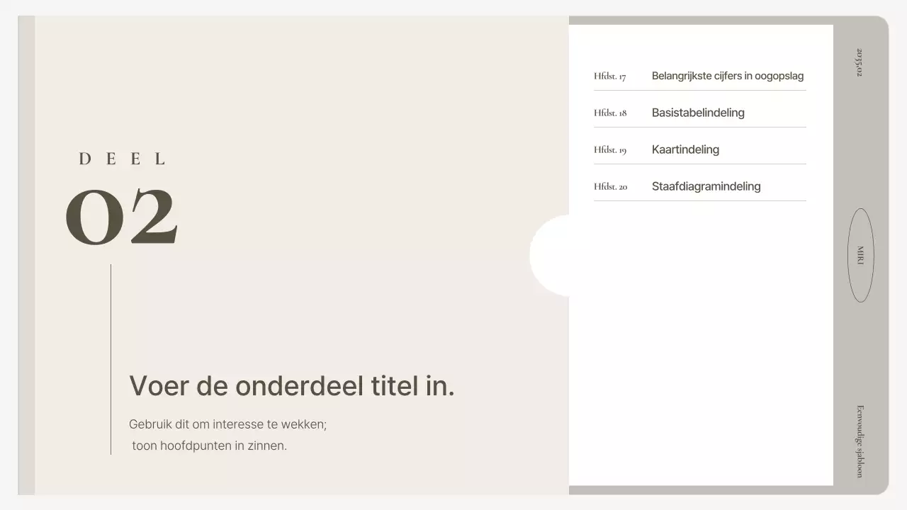 Beige Basis Rapporthandleiding