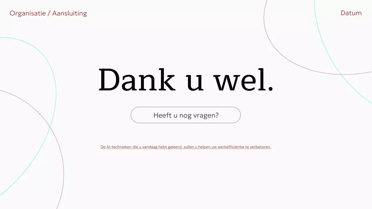 beige minimalistische AI-cursus uitnodiging Presentatie