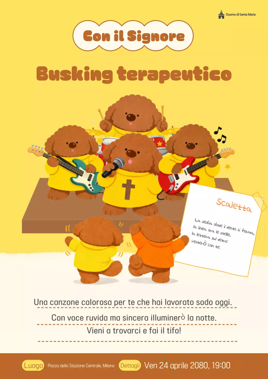 Guida allo spettacolo Yellow Baby