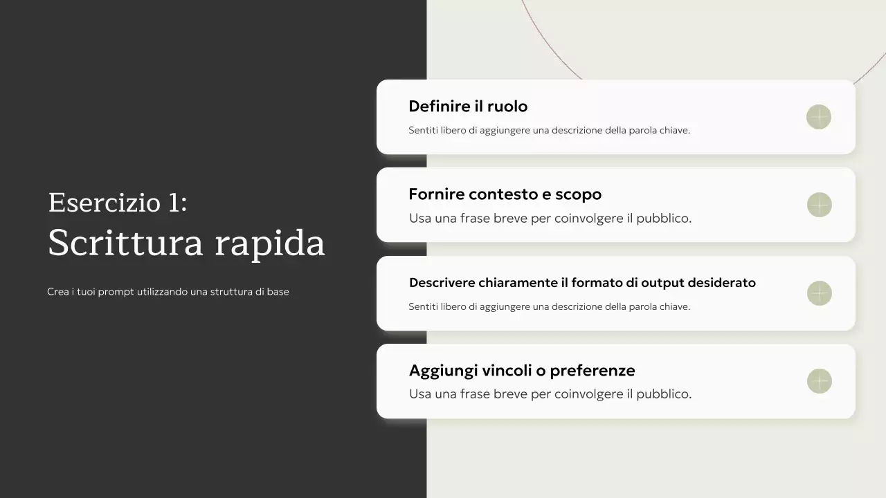 Invito al corso di intelligenza artificiale minimale beige Presentazione