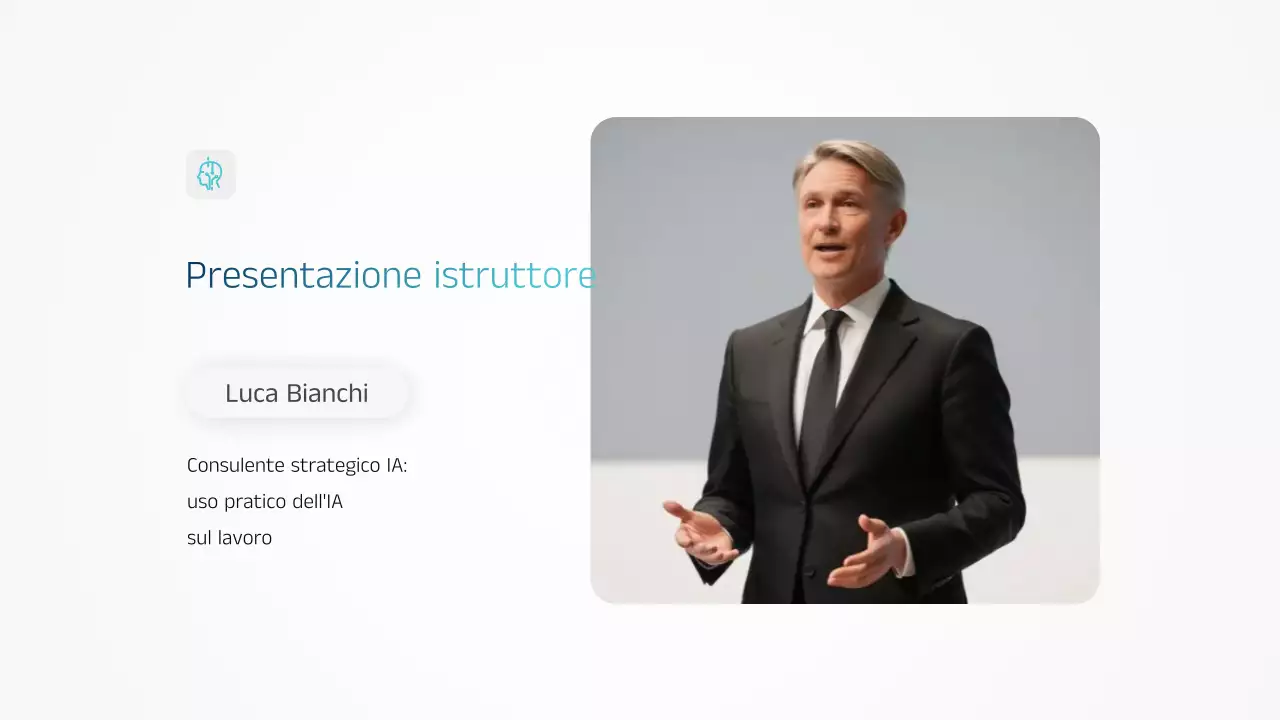Presentazione dell'annuncio di formazione Blue Modern AI