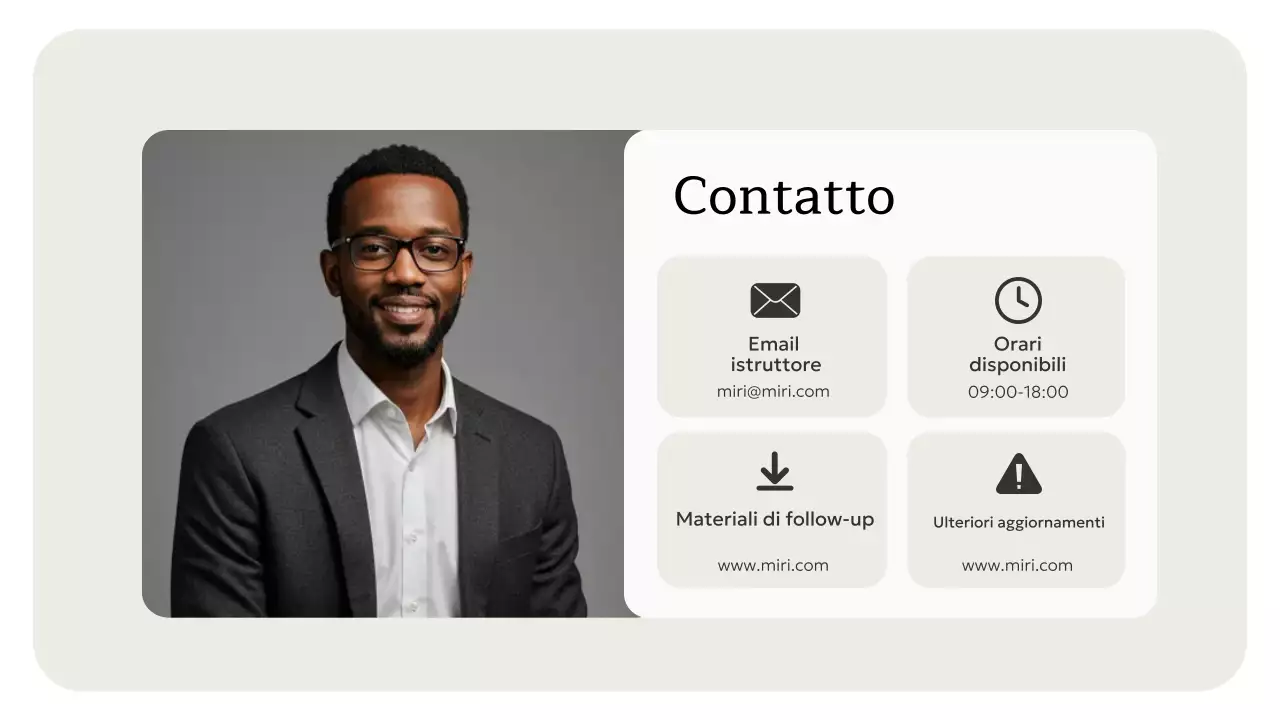 Invito al corso di intelligenza artificiale minimale beige Presentazione