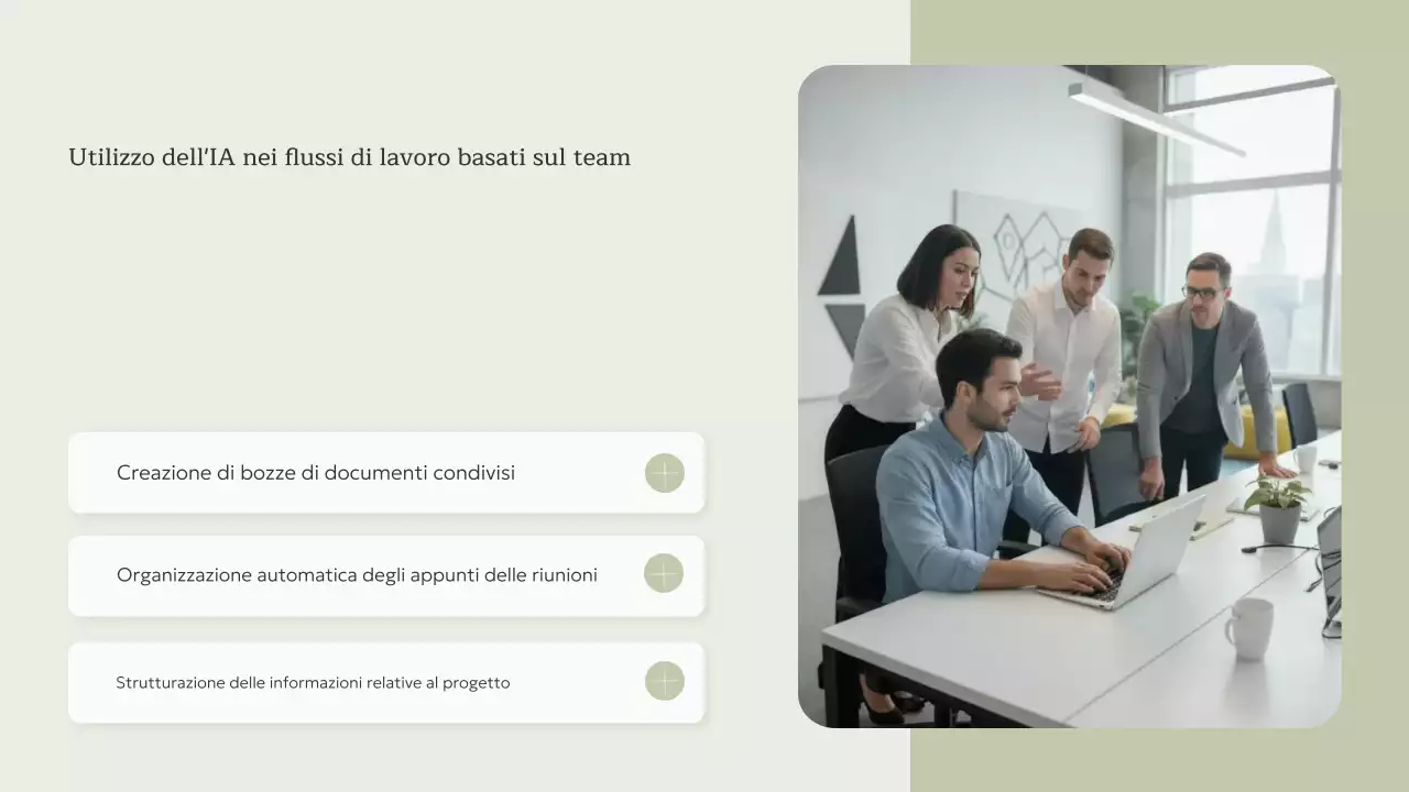 Invito al corso di intelligenza artificiale minimale beige Presentazione