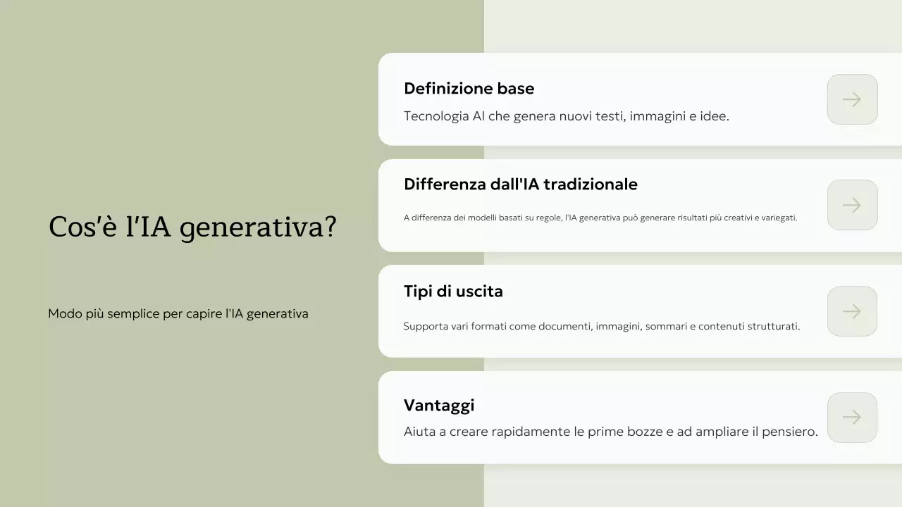 Invito al corso di intelligenza artificiale minimale beige Presentazione