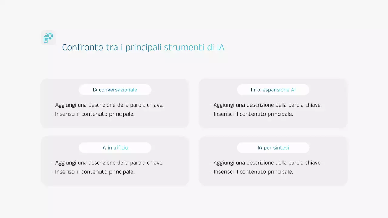 Presentazione dell'annuncio di formazione Blue Modern AI