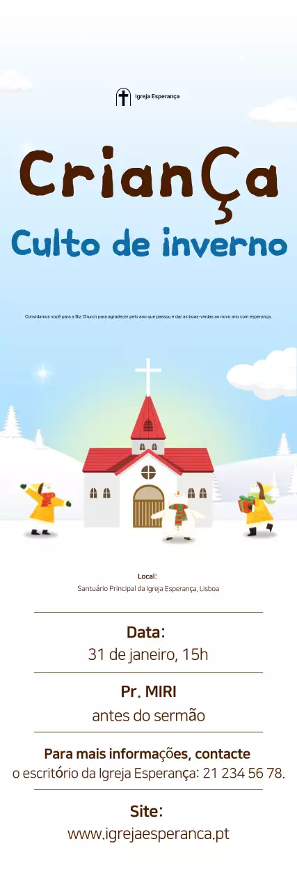 Guia de Adoração Simples Azul Celeste