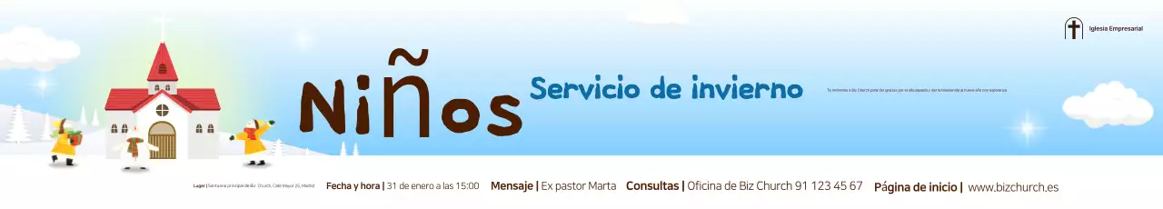 Guía de adoración sencilla de color azul cielo