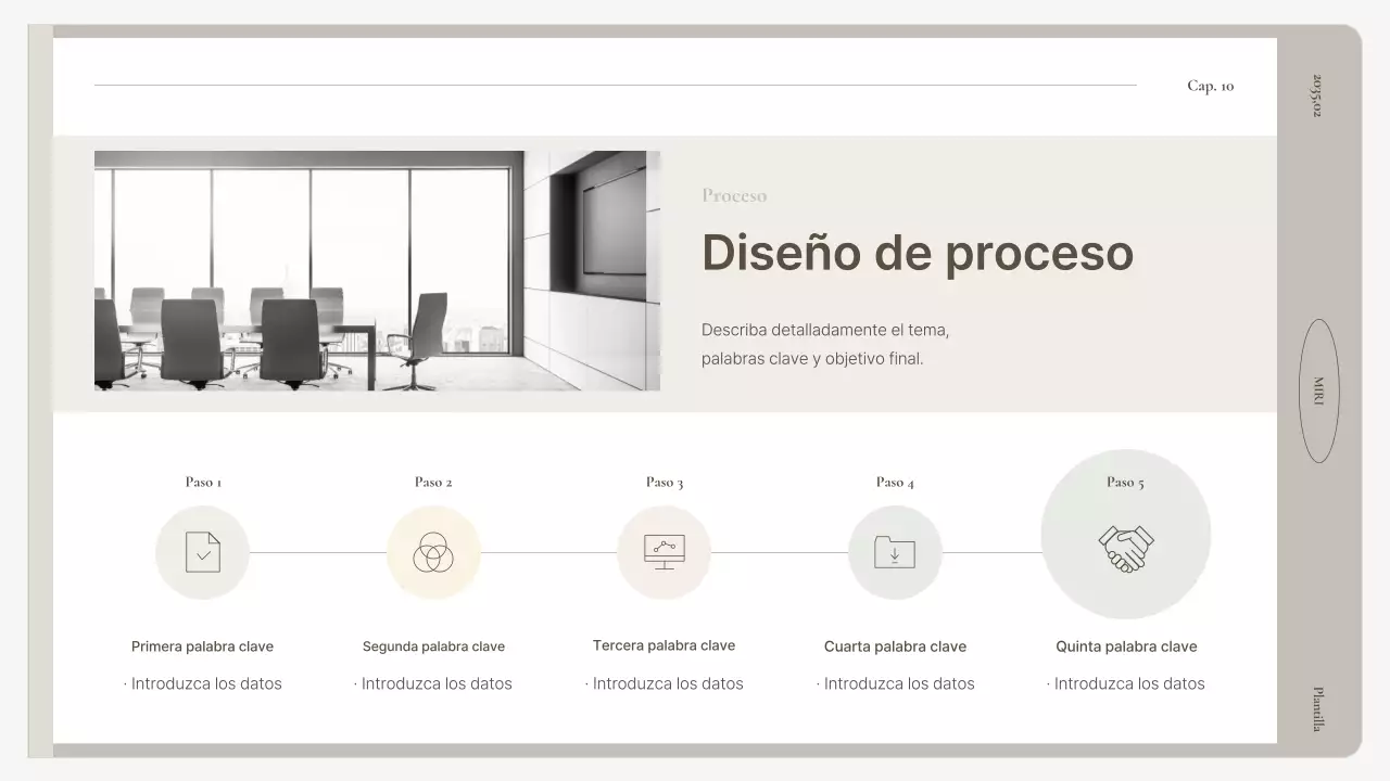 Manual de informe básico en beige
