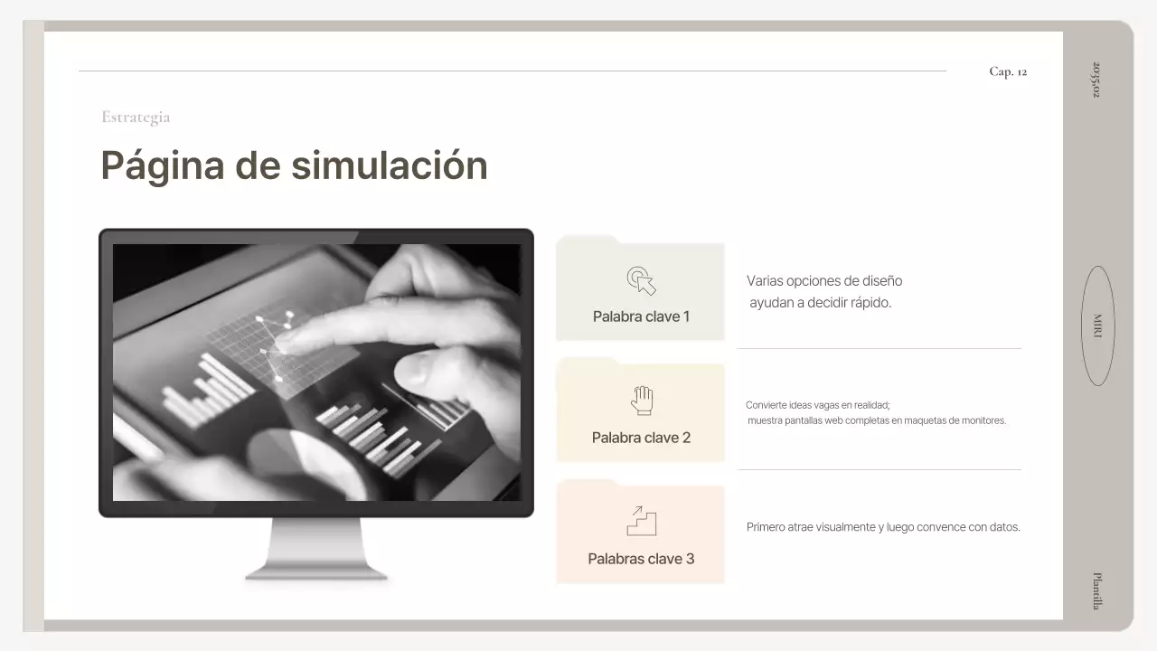Manual de informe básico en beige