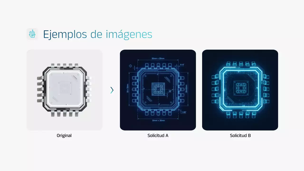 Presentación del anuncio de capacitación en IA de Blue Modern