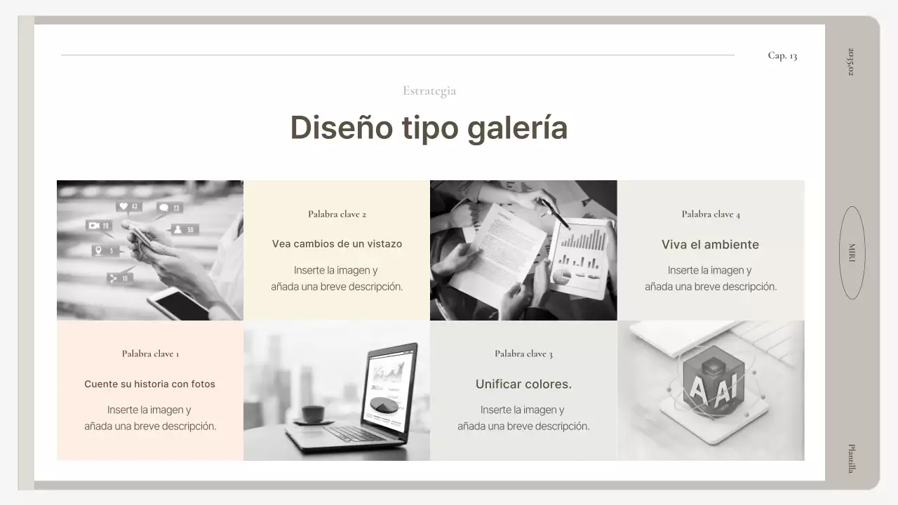 Manual de informe básico en beige