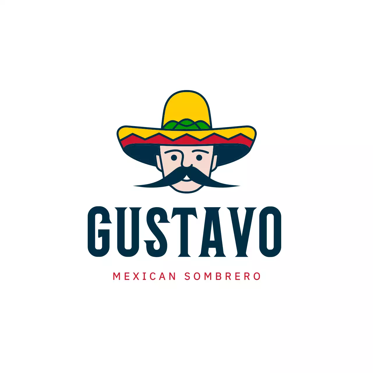 다채로운 전통 솜브레로 광고