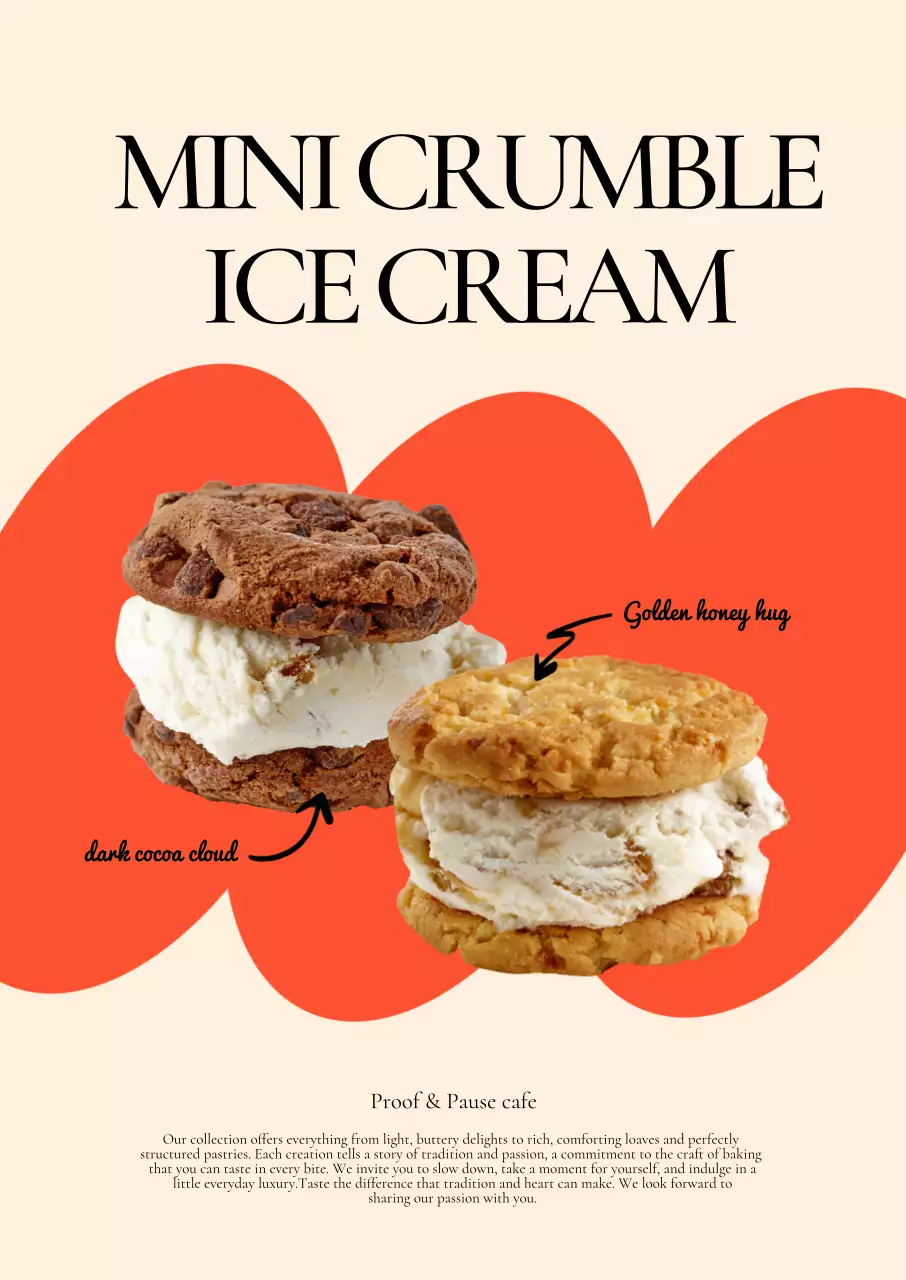 베이지 모던 커피 광고