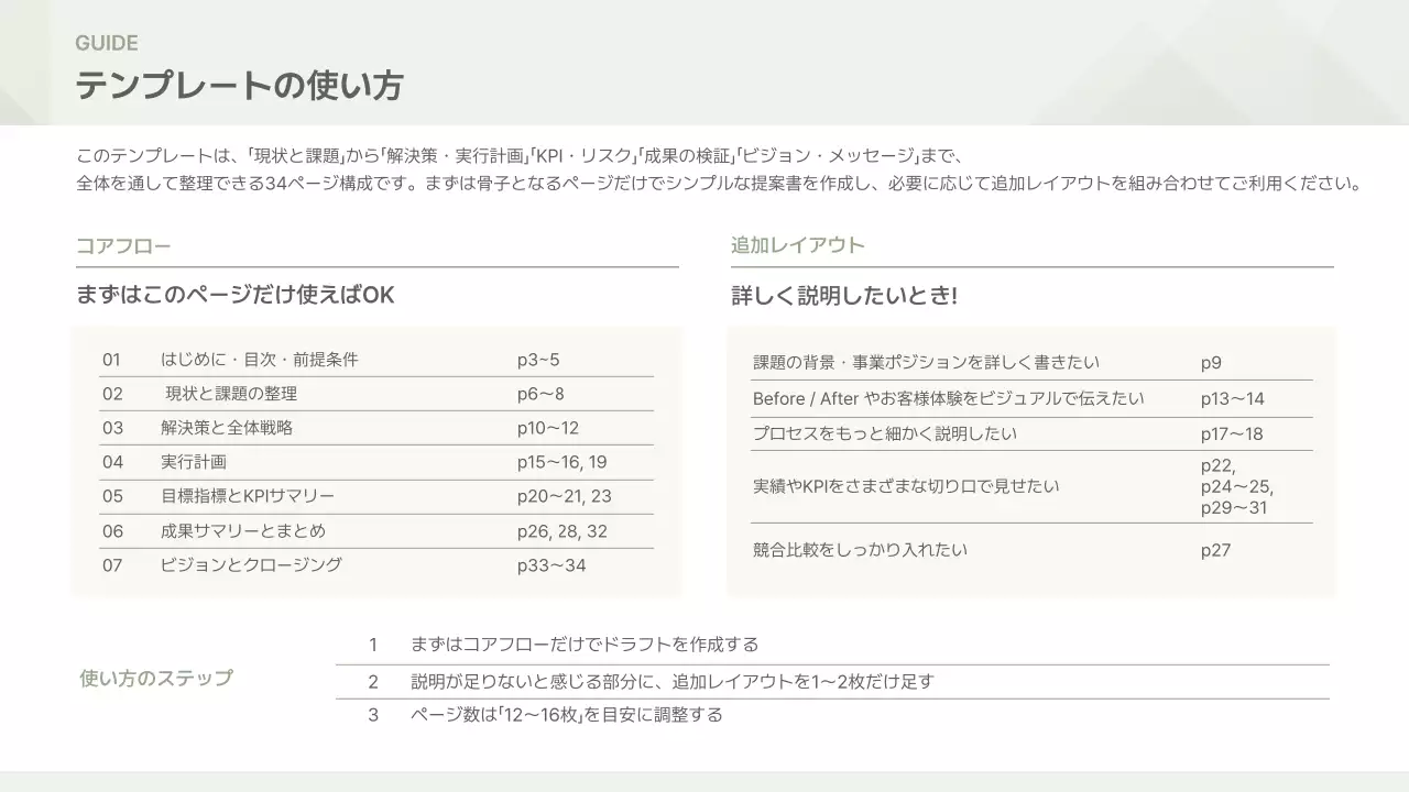 グレー シンプル ビジネス 提案書