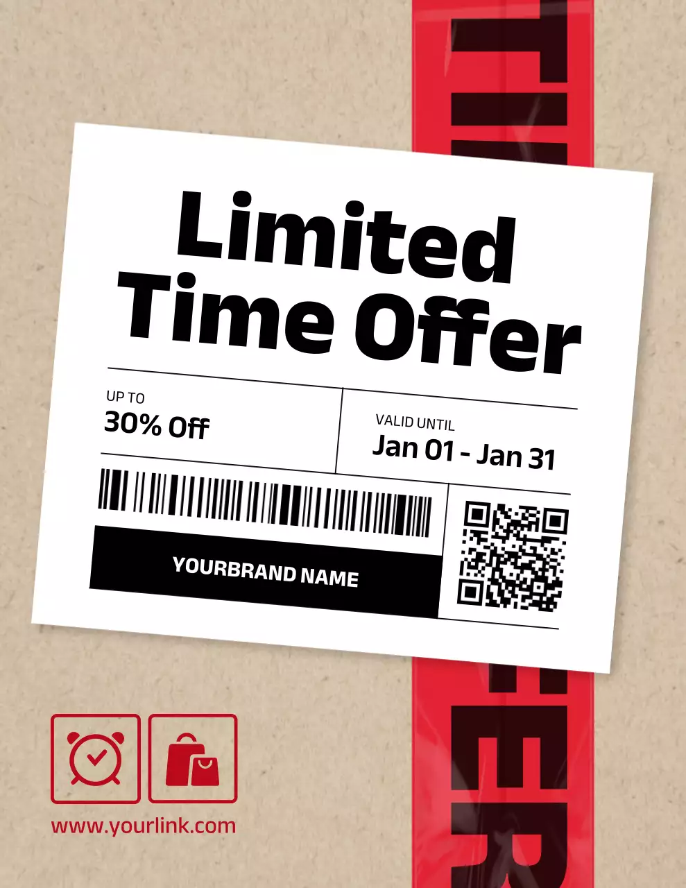 레드 모던 세일 프로모션