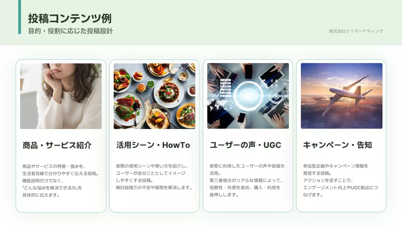 ミント シンプル 提案書