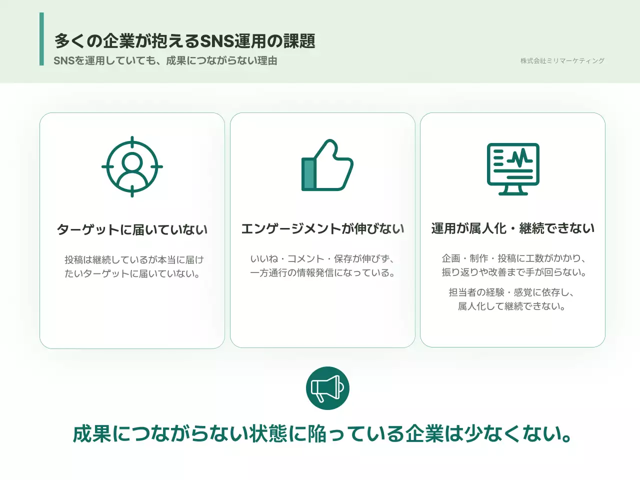 緑 シンプル 提案書