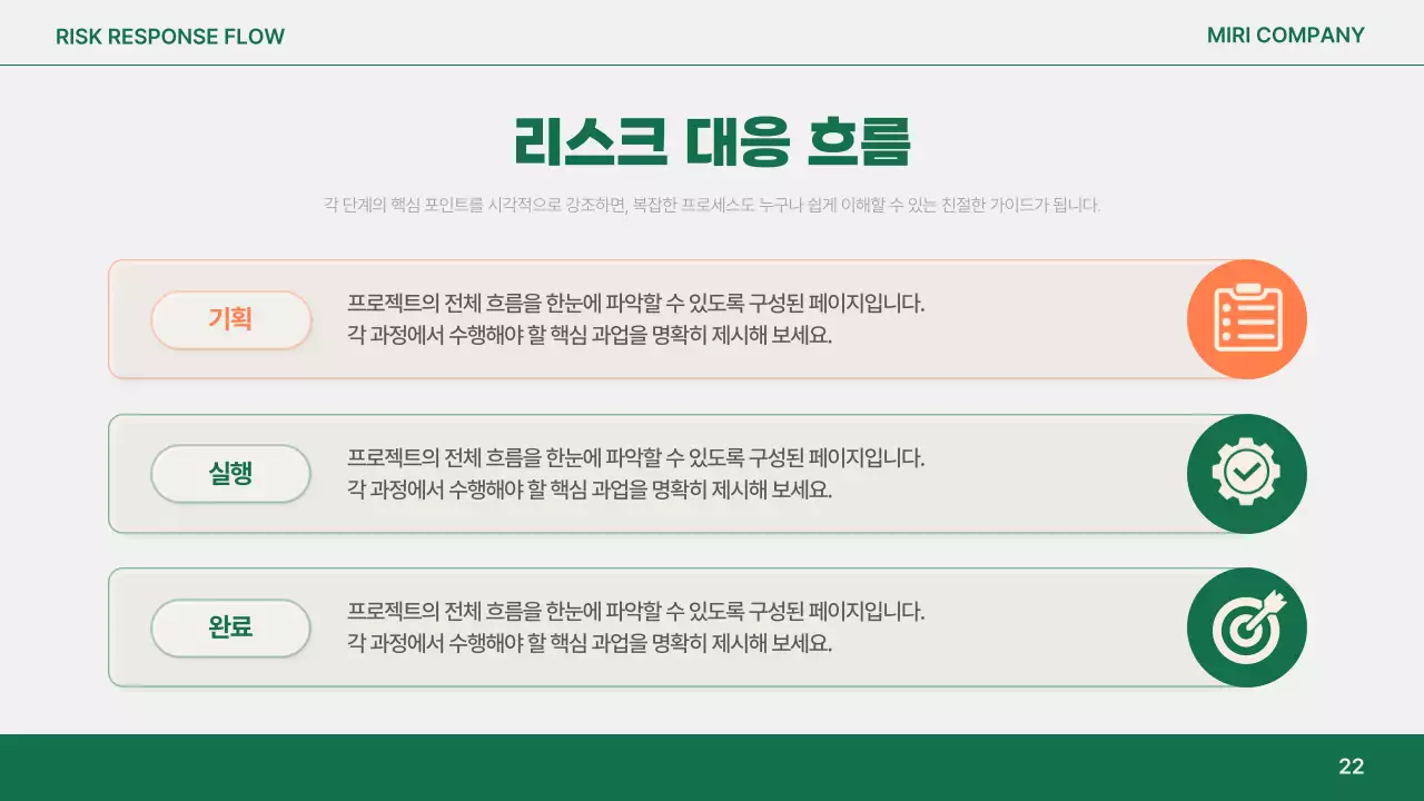 주황 심플 보고서 분석