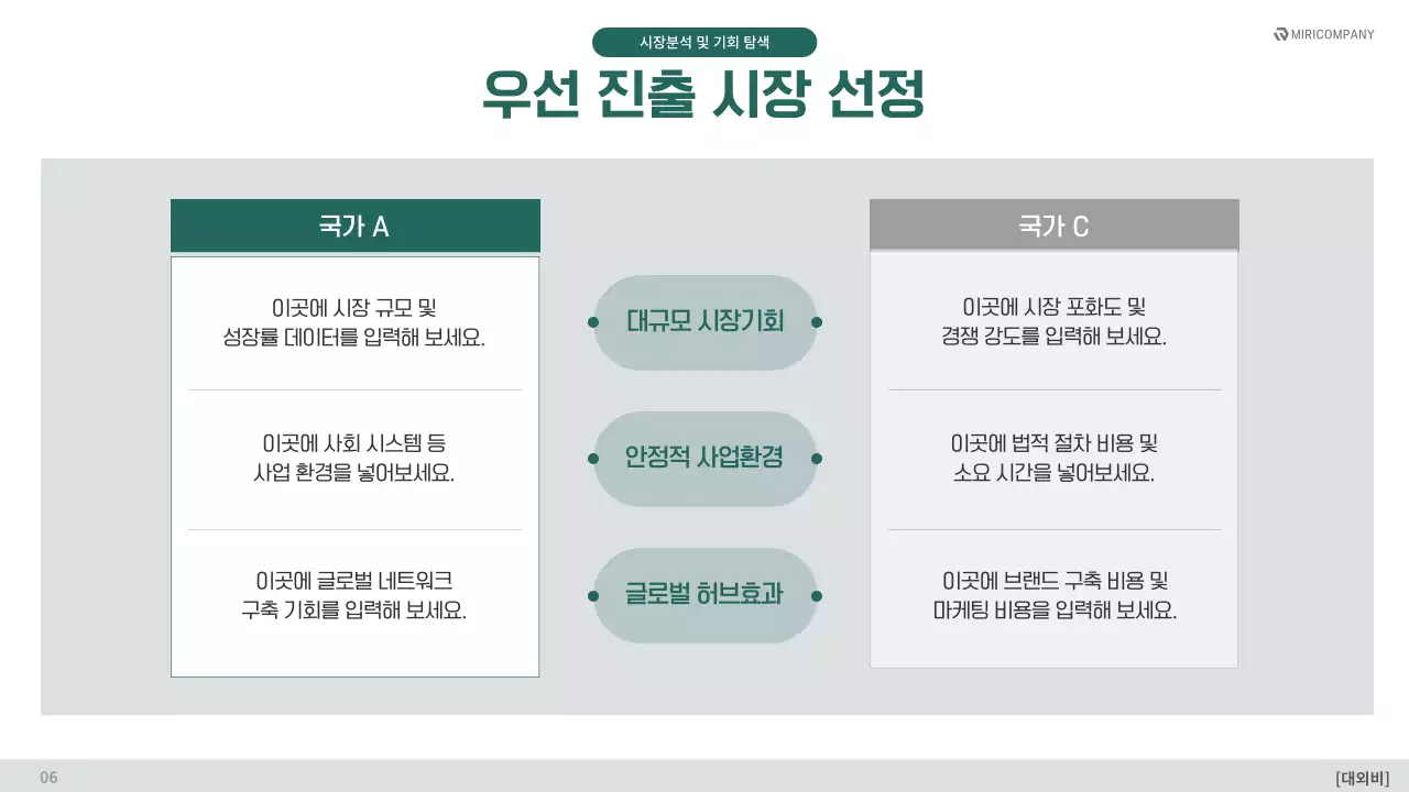 회색 모던 비즈니스 기획서