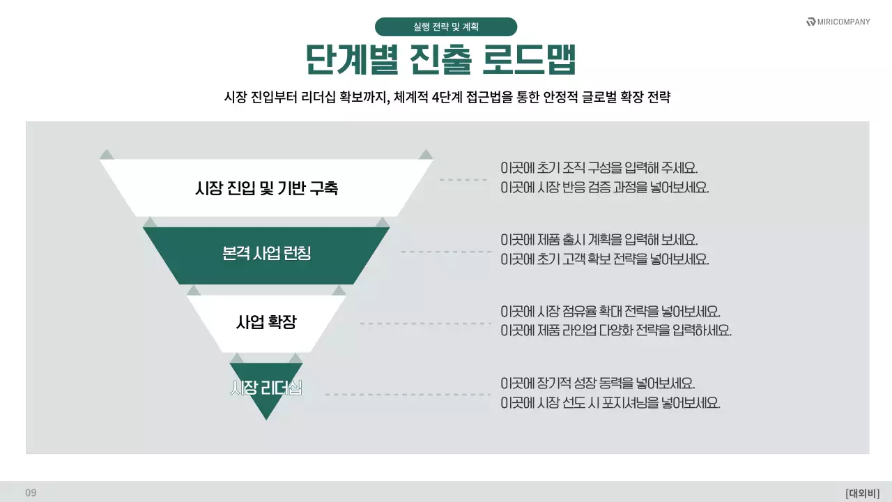 회색 모던 비즈니스 기획서