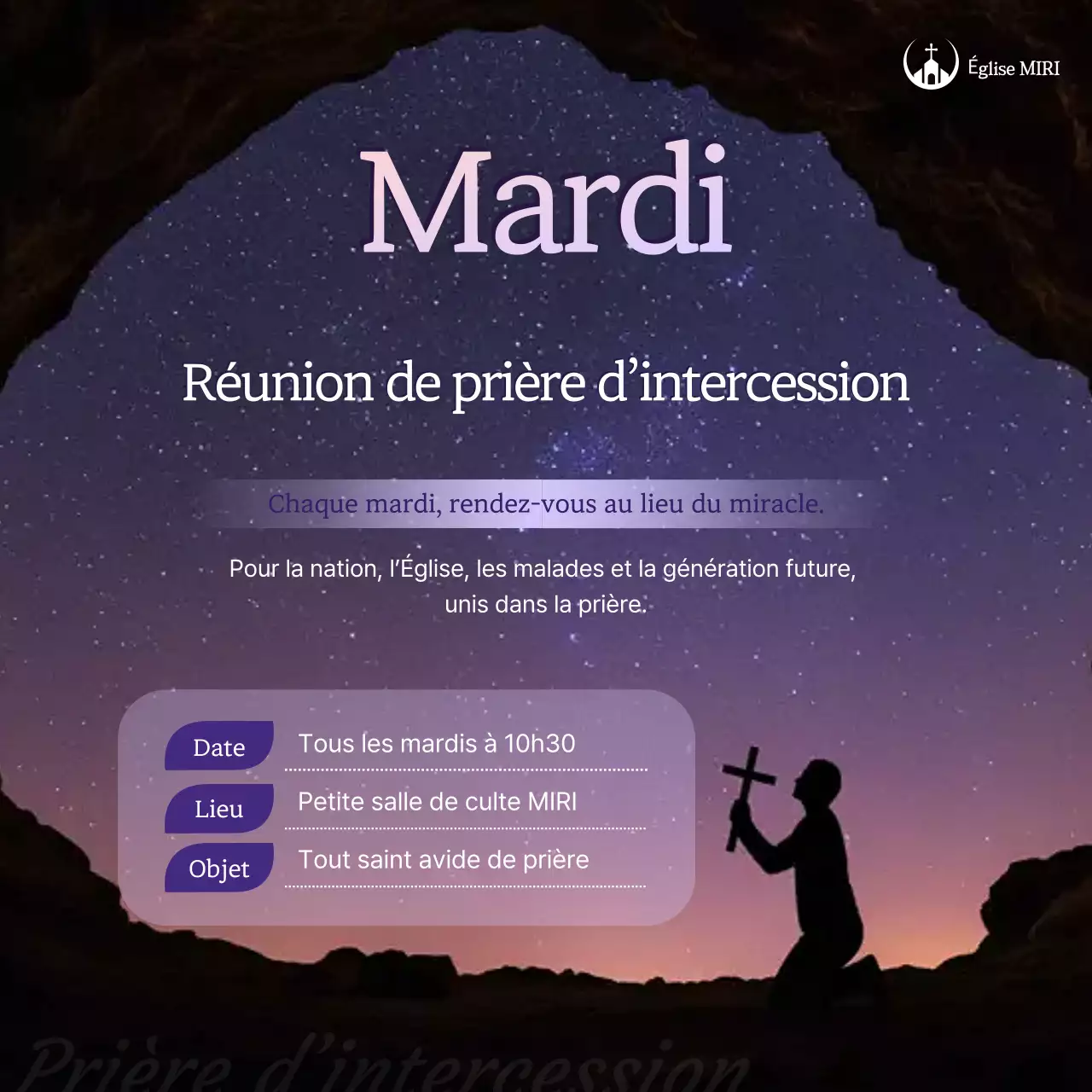 Guide simple pour les réunions de prière de Bora