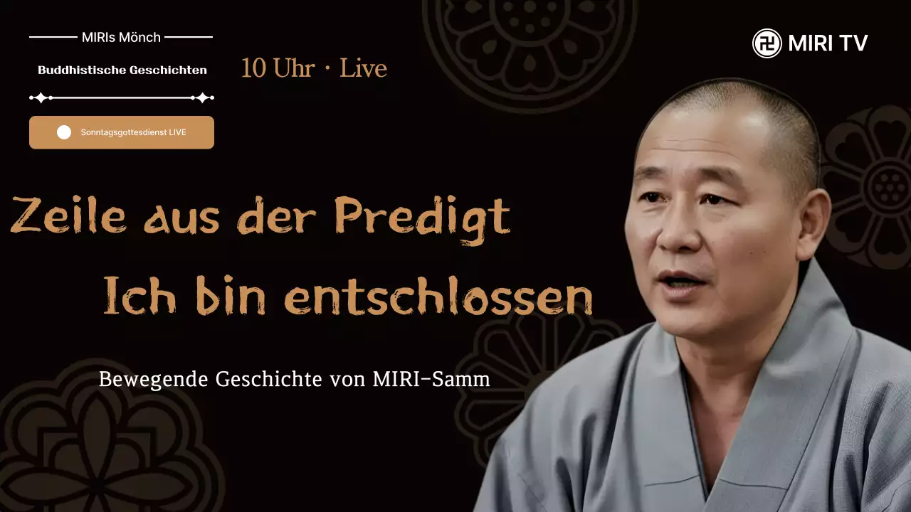 Schwarze traditionelle buddhistische Geschichten im Fernsehen