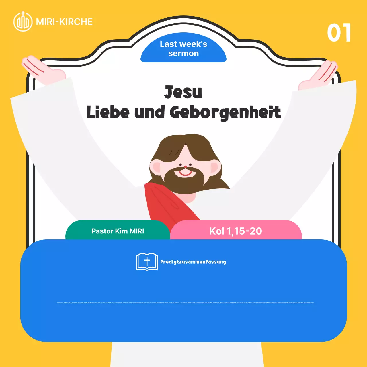 Leitfaden für den Gottesdienst mit dem gelben Baby