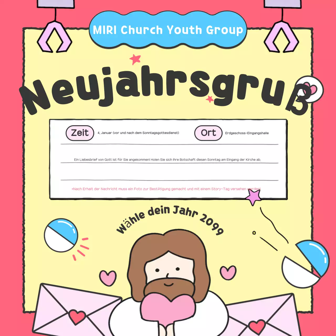 Veranstaltungsleitfaden der Pink Baby Church