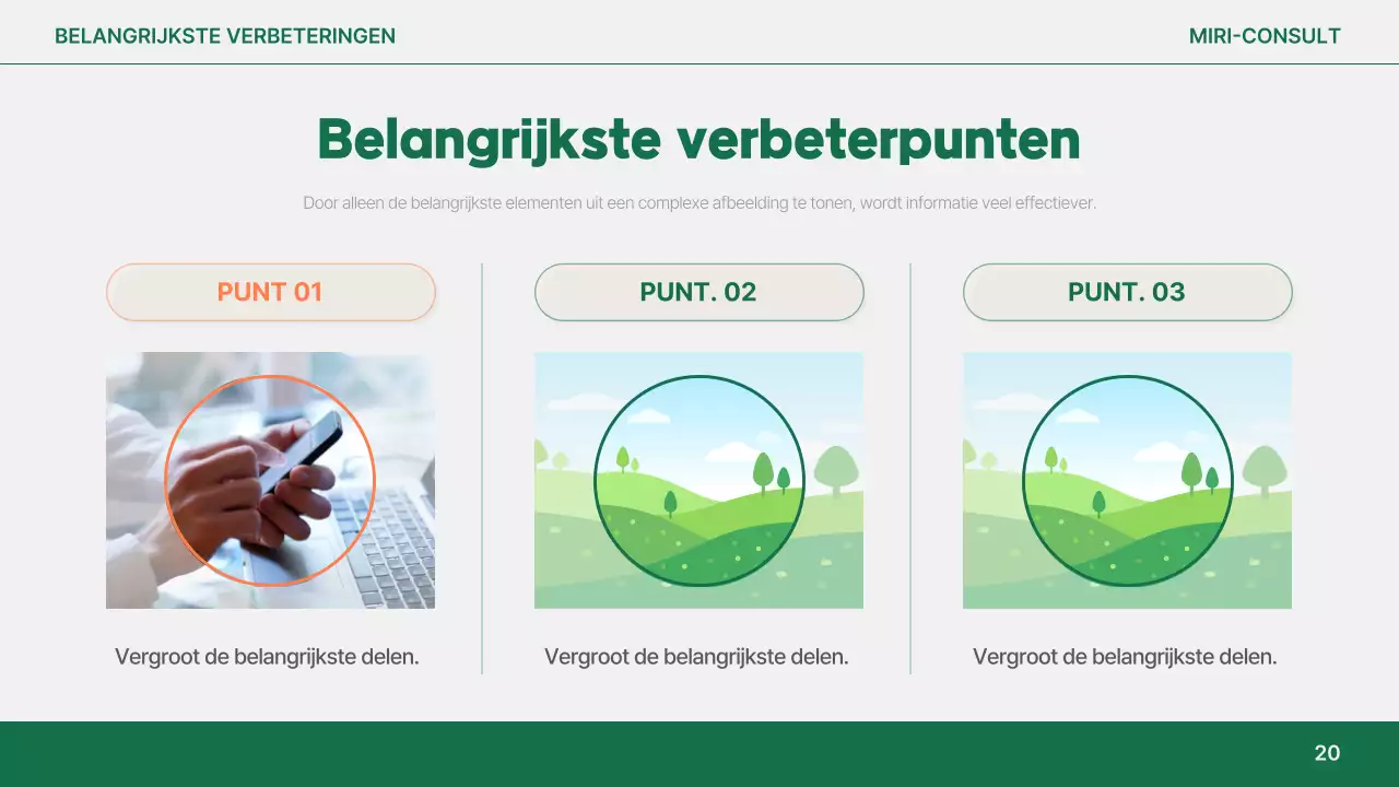 Analyse van het eenvoudige rapport van Orange
