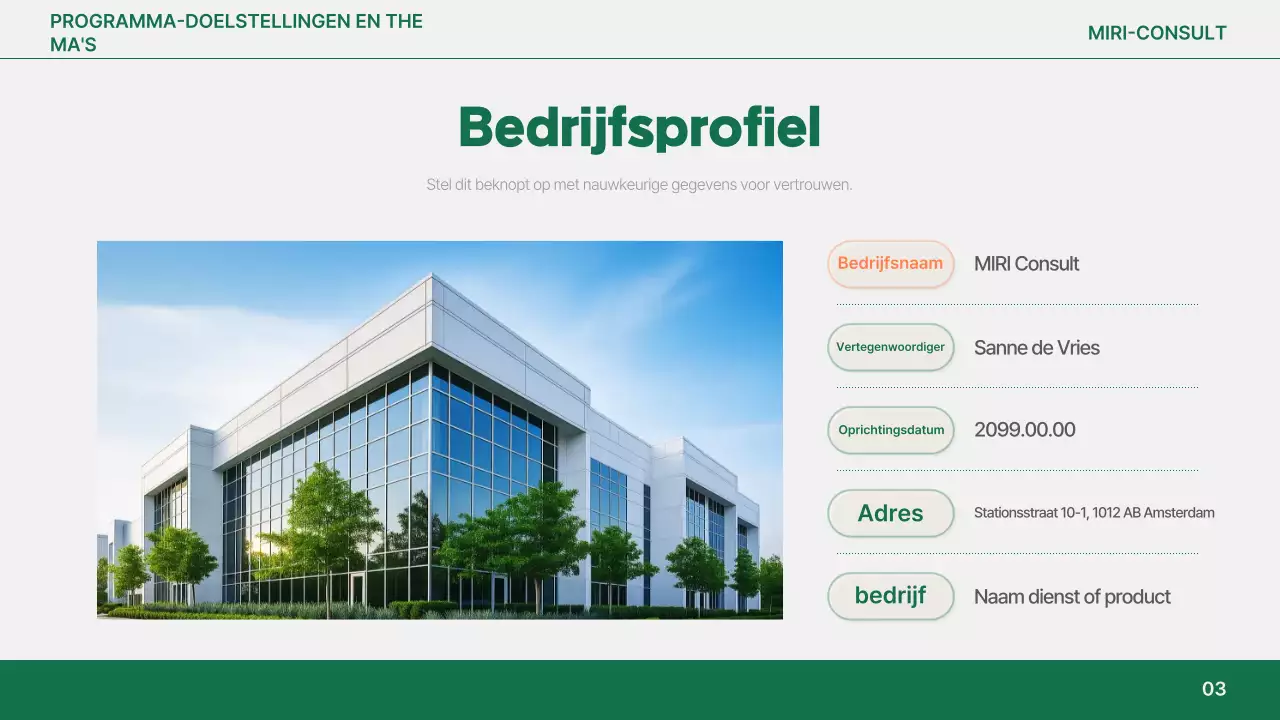 Analyse van het eenvoudige rapport van Orange