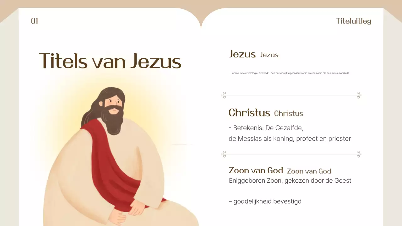 Beige eenvoudige trainingsmaterialen training