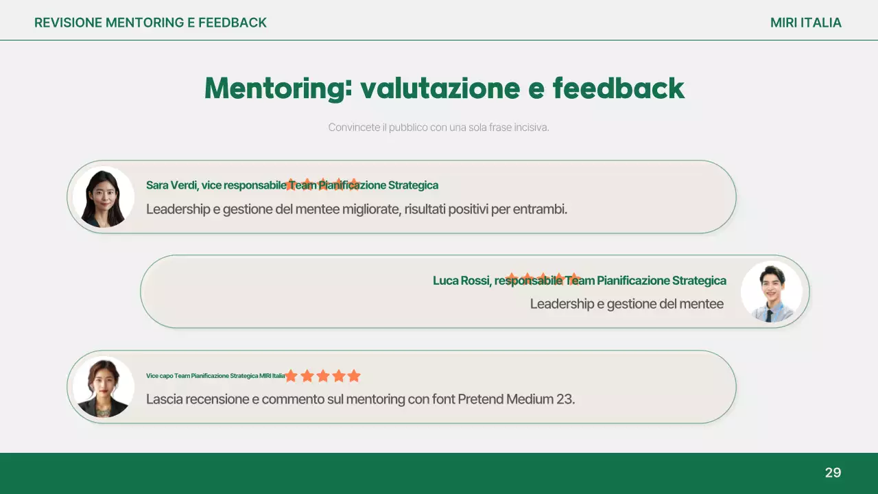 Analisi del report semplice arancione