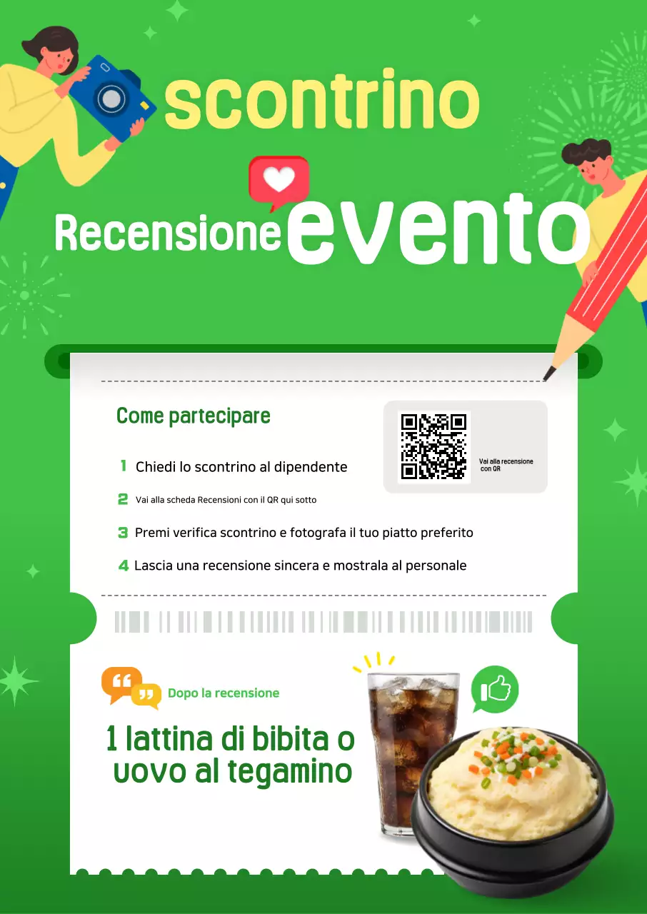 Promozione dell'evento di revisione Green Pop