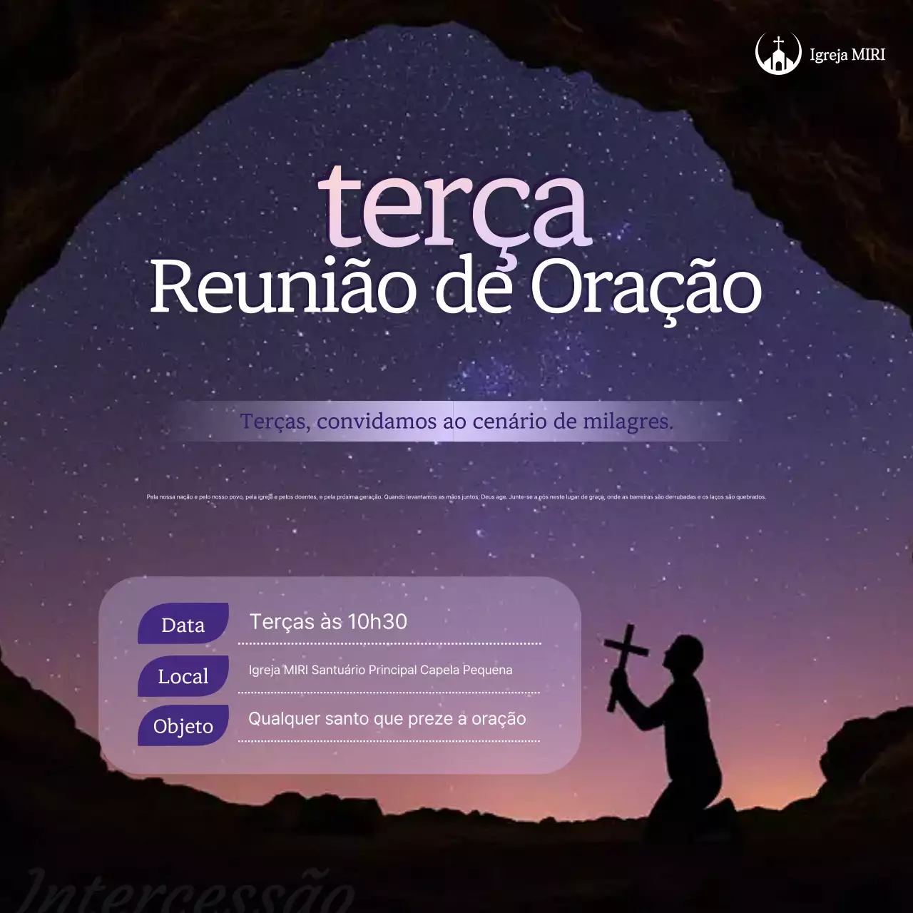 Guia Simples para Reuniões de Oração em Bora