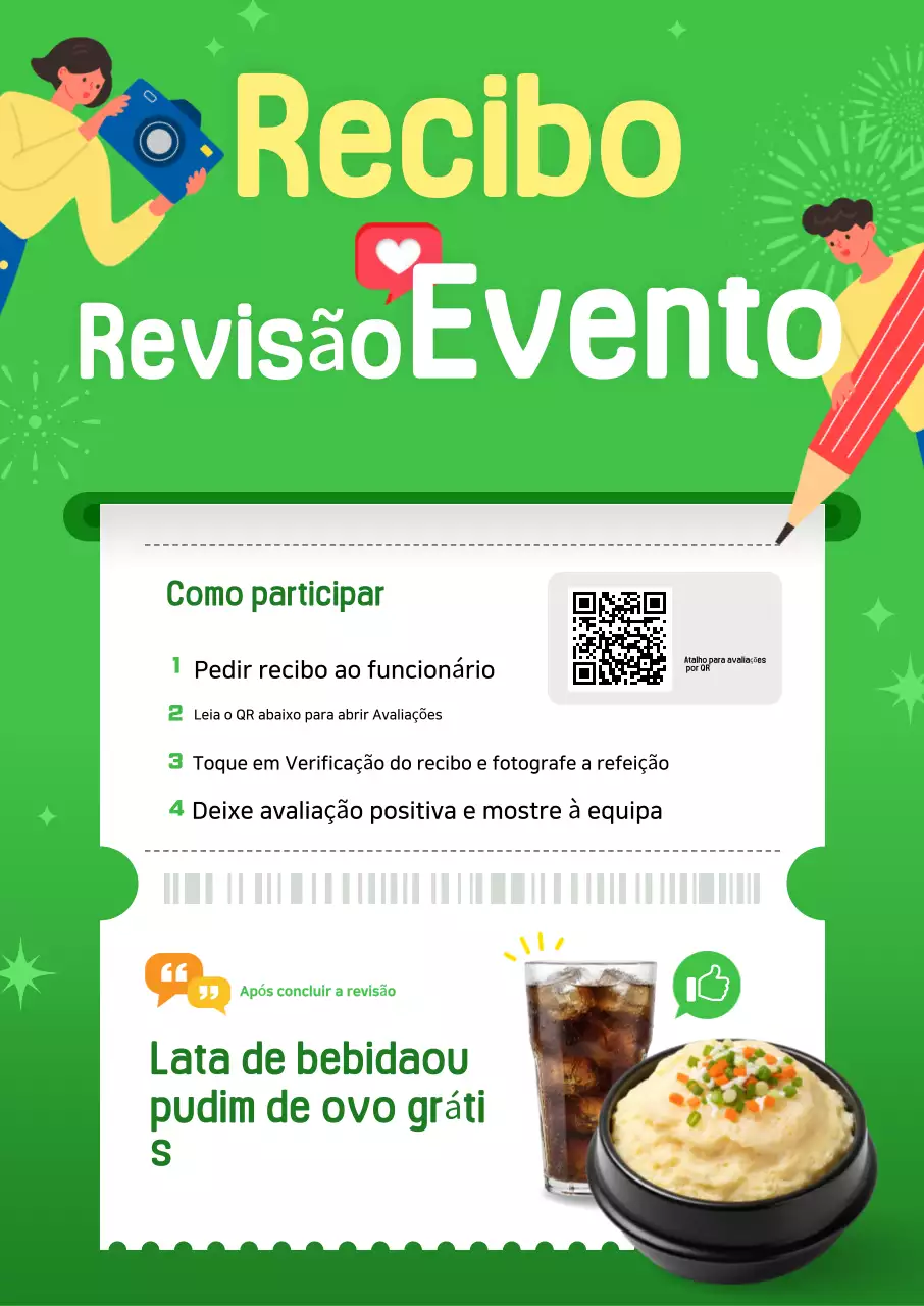 Promoção do evento Green Pop Review