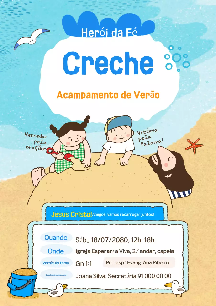 Guia do Acampamento Sky Blue Baby